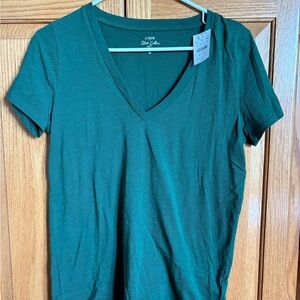 J. Crew Blue Fitted Short Sleeve T-Shirt